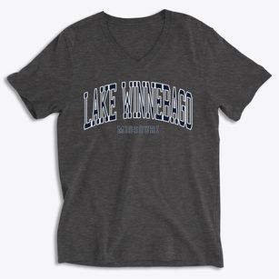 Lake Winnebago Missouri Traditional Soft Lightweight V-Neck