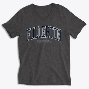 Fullerton California Traditional Soft Lightweight V-Neck