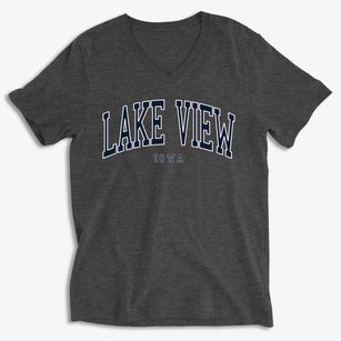 Lake View Iowa Traditional Soft Lightweight V-Neck