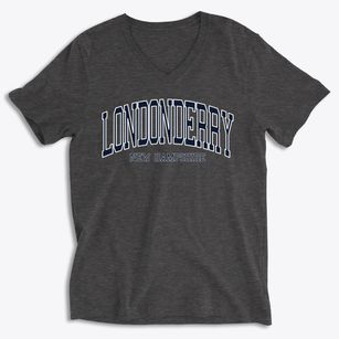 Londonderry New Hampshire Traditional Soft Lightweight V-Neck