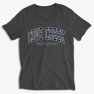Cove Creek North Carolina Traditional Soft Lightweight V-Neck