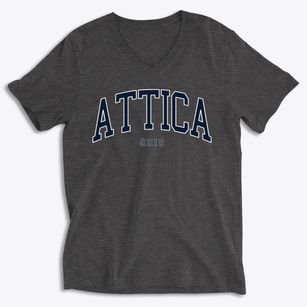 Attica Ohio Traditional Soft Lightweight V-Neck