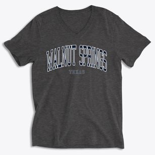 Walnut Springs Texas Traditional Soft Lightweight V-Neck