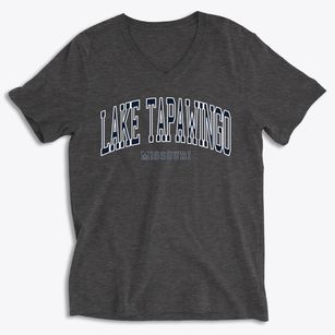 Lake Tapawingo Missouri Traditional Soft Lightweight V-Neck