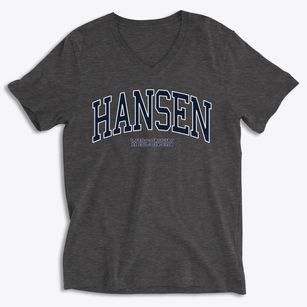 Hansen Wisconsin Traditional Soft Lightweight V-Neck