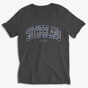 Sutherland Iowa Traditional Soft Lightweight V-Neck