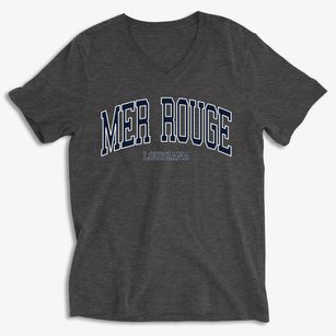 Mer Rouge Louisiana Traditional Soft Lightweight V-Neck