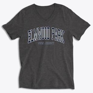 Elmwood Park New Jersey Traditional Soft Lightweight V-Neck