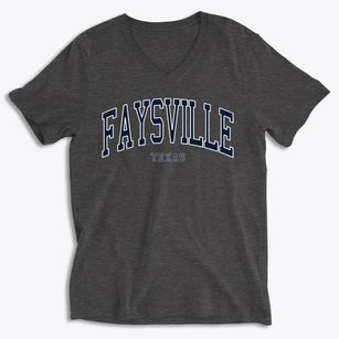 Faysville Texas Traditional Soft Lightweight V-Neck