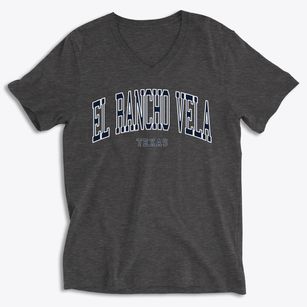 El Rancho Vela Texas Traditional Soft Lightweight V-Neck
