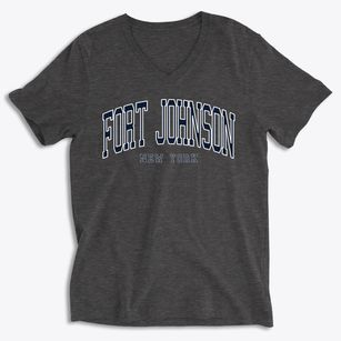 Fort Johnson New York Traditional Soft Lightweight V-Neck
