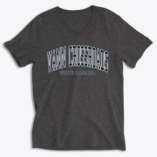 Vann Crossroads North Carolina Traditional Soft Lightweight V-Neck