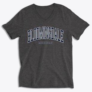 Bloomingdale Michigan Traditional Soft Lightweight V-Neck