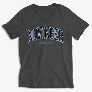 Novinger Missouri Traditional Soft Lightweight V-Neck