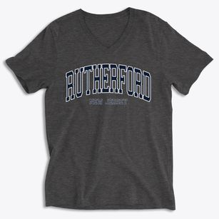 Rutherford New Jersey Traditional Soft Lightweight V-Neck