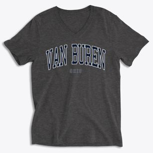 Van Buren Ohio Traditional Soft Lightweight V-Neck