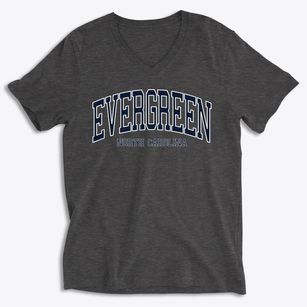 Evergreen North Carolina Traditional Soft Lightweight V-Neck