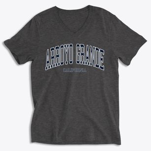 Arroyo Grande California Traditional Soft Lightweight V-Neck