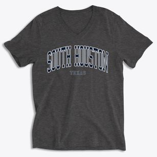 South Houston Texas Traditional Soft Lightweight V-Neck