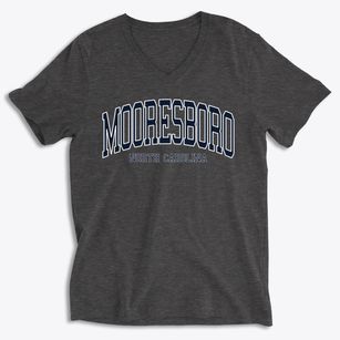 Mooresboro North Carolina Traditional Soft Lightweight V-Neck