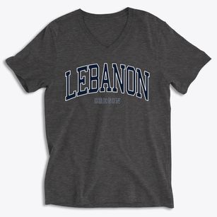 Lebanon Oregon Traditional Soft Lightweight V-Neck