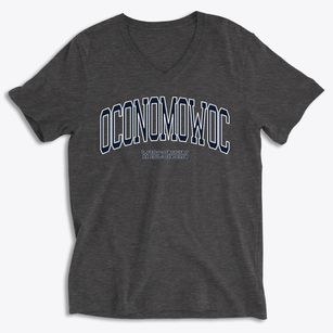Oconomowoc Wisconsin Traditional Soft Lightweight V-Neck
