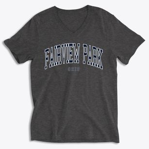Fairview Park Ohio Traditional Soft Lightweight V-Neck