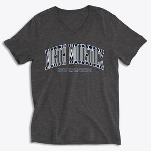 North Woodstock New Hampshire Traditional Soft Lightweight V-Neck
