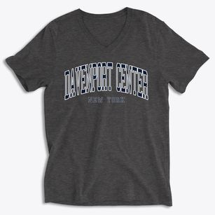 Davenport Center New York Traditional Soft Lightweight V-Neck