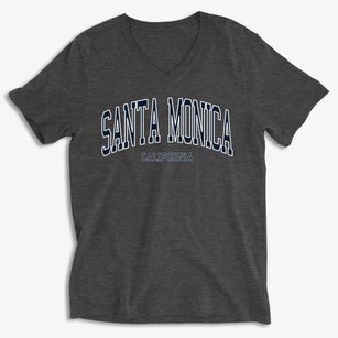 Santa Monica California Traditional Soft Lightweight V-Neck