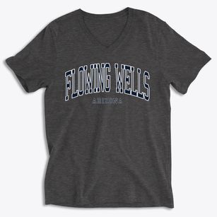 Flowing Wells Arizona Traditional Soft Lightweight V-Neck
