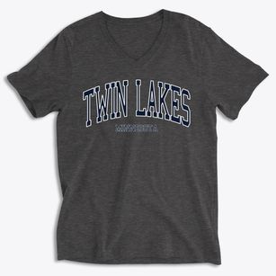 Twin Lakes Minnesota Traditional Soft Lightweight V-Neck