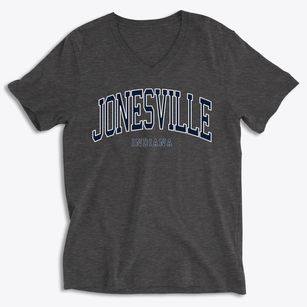 Jonesville Indiana Traditional Soft Lightweight V-Neck