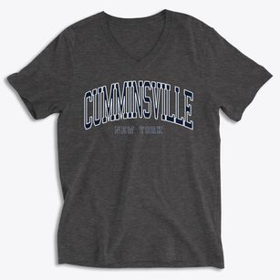 Cumminsville New York Traditional Soft Lightweight V-Neck