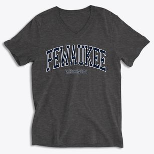 Pewaukee Wisconsin Traditional Soft Lightweight V-Neck