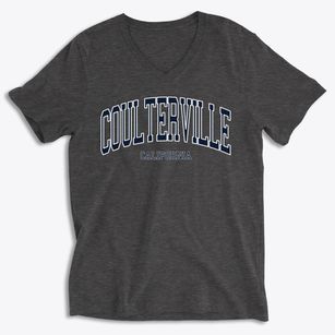 Coulterville California Traditional Soft Lightweight V-Neck