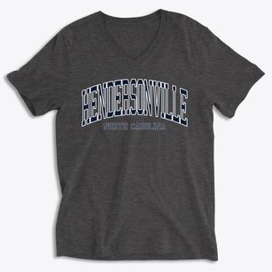 Hendersonville North Carolina Traditional Soft Lightweight V-Neck