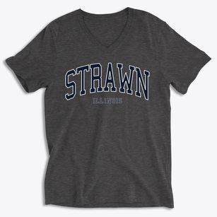 Strawn Illinois Traditional Soft Lightweight V-Neck