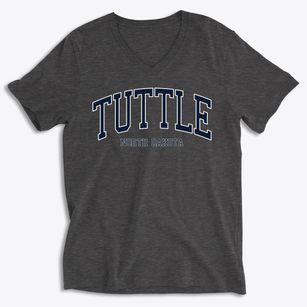 Tuttle North Dakota Traditional Soft Lightweight V-Neck