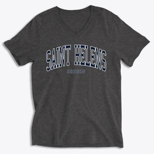 St. Helens Oregon Traditional Soft Lightweight V-Neck