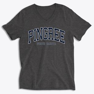Pingree North Dakota Traditional Soft Lightweight V-Neck