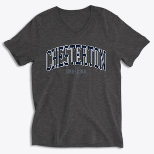 Chesterton Indiana Traditional Soft Lightweight V-Neck