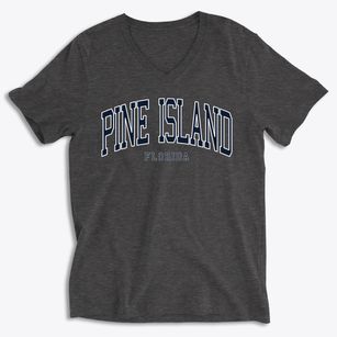 Pine Island Florida Traditional Soft Lightweight V-Neck