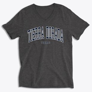 Tierra Dorada Texas Traditional Soft Lightweight V-Neck