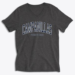 Campanillas Puerto Rico Traditional Soft Lightweight V-Neck