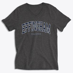 Effingham Illinois Traditional Soft Lightweight V-Neck