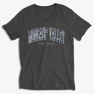 Mongaup Valley New York Traditional Soft Lightweight V-Neck