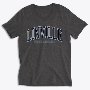 Linville North Carolina Traditional Soft Lightweight V-Neck