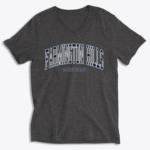 Farmington Hills Michigan Traditional Soft Lightweight V-Neck