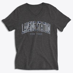 Lansing Station New York Traditional Soft Lightweight V-Neck